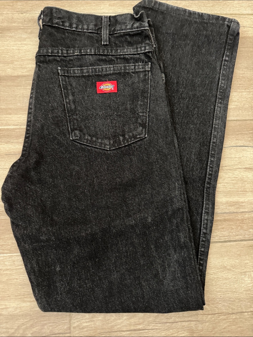 Dickies Men's Black Wash Relaxed Jeans Sz 34x34